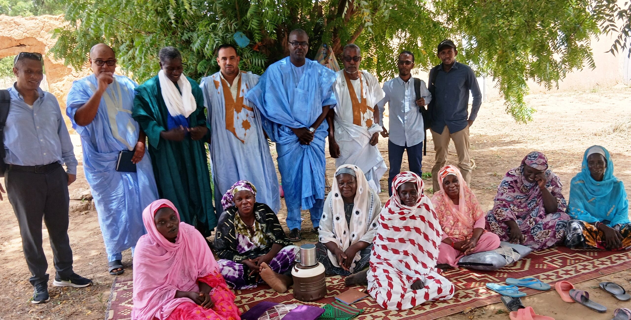 Boghé, wilaya du Brakna : le Directeur Général de l’AN-ÉTAT Mr Thierno BARRO a effectué une mission dans la wilaya du Brakna.